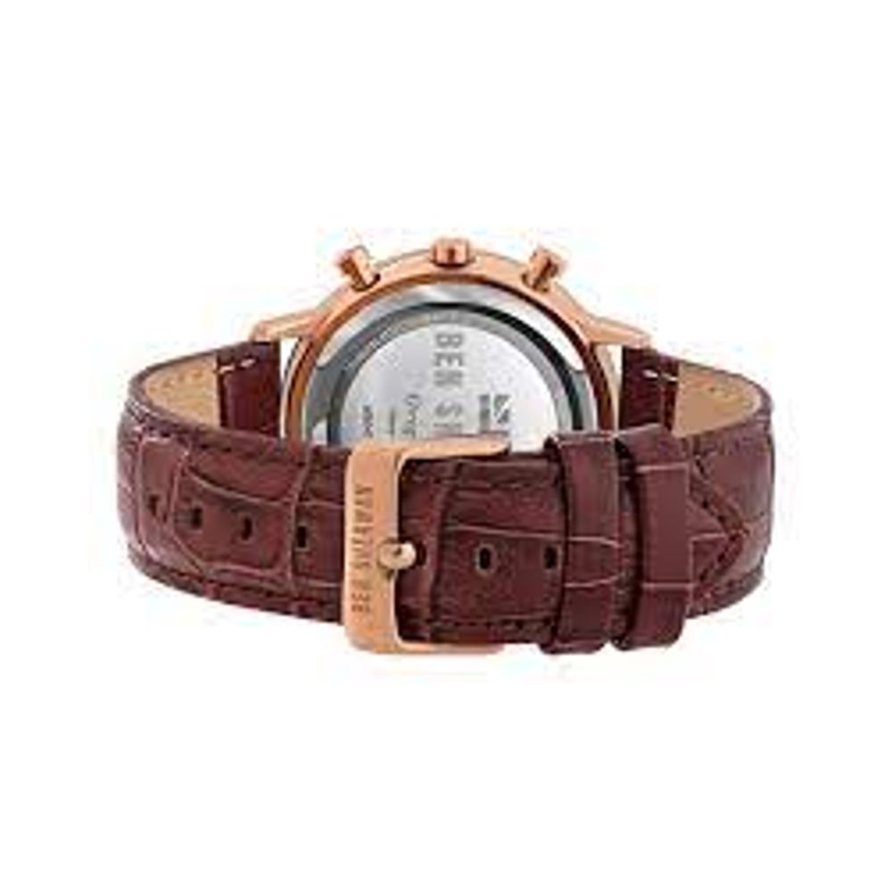 Orologio in pelle marrone Ben Sherman