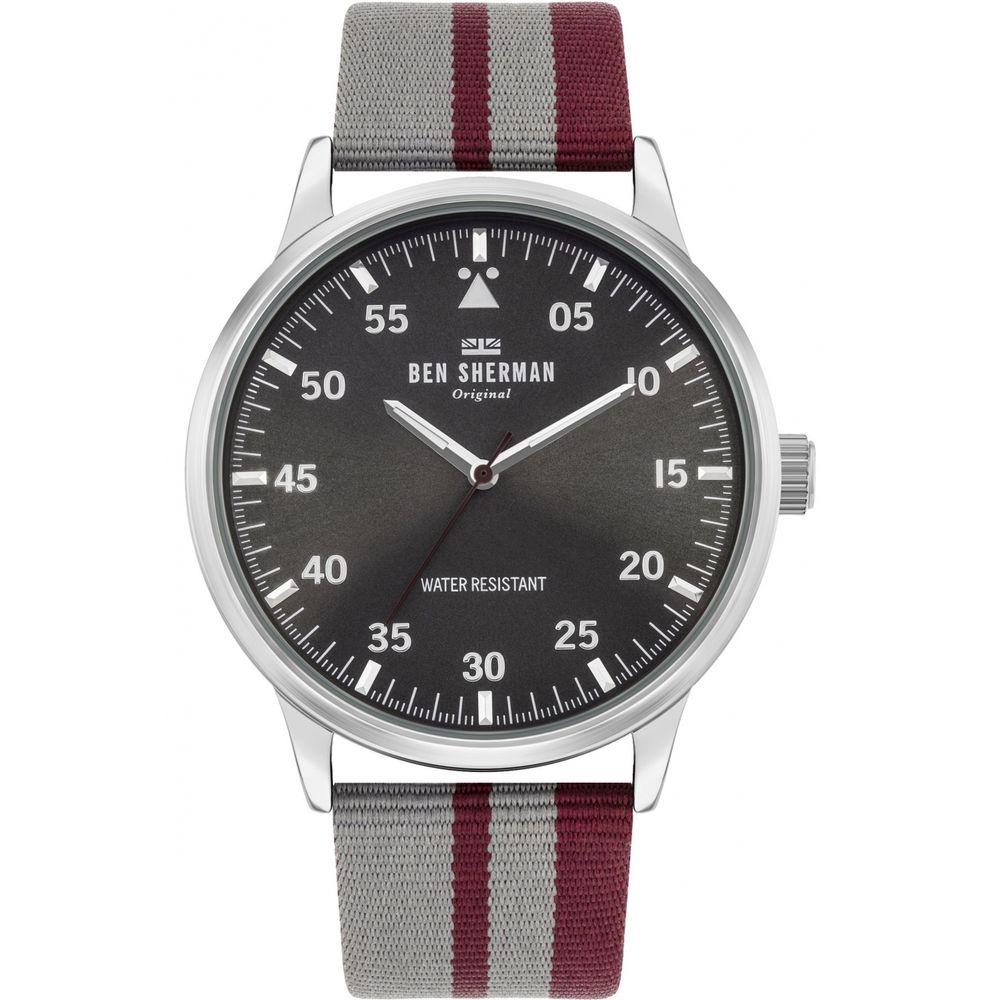 Orologio in tessuto grigio Ben Sherman