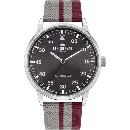 Orologio in tessuto grigio Ben Sherman