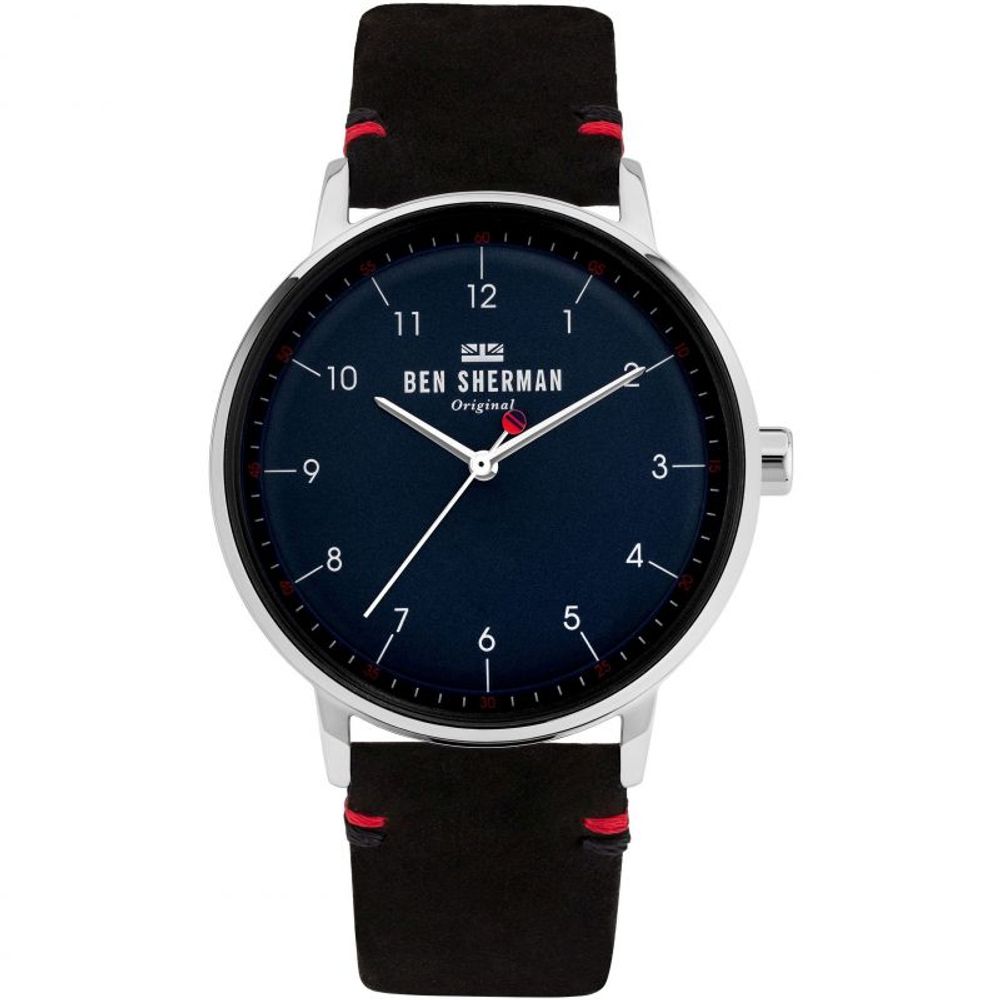 Orologio in pelle nera Ben Sherman
