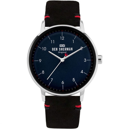 Orologio in pelle nera Ben Sherman