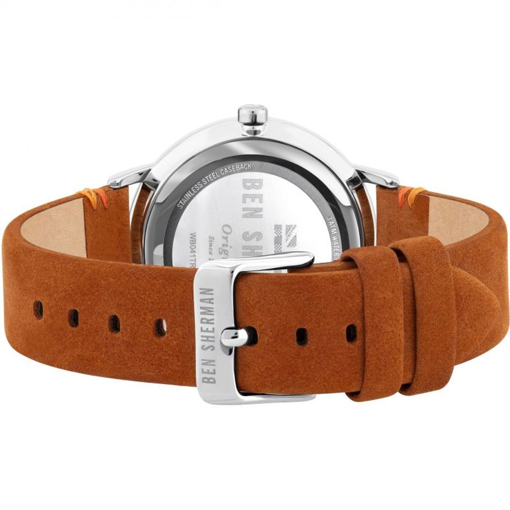Orologio in tessuto marrone Ben Sherman