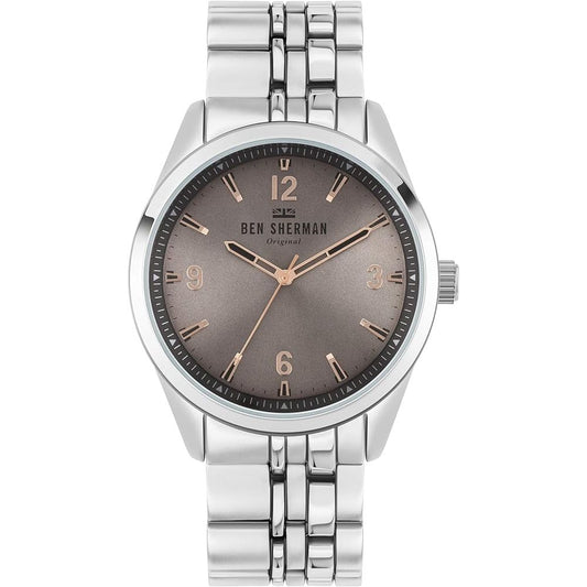 Orologio in Acciaio Inossidabile Grigio Ben Sherman
