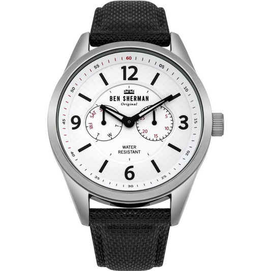 Orologio in pelle nera Ben Sherman