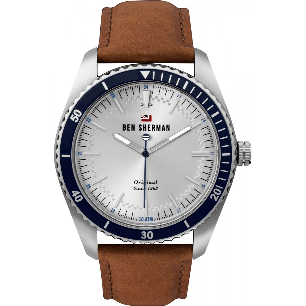 Orologio in pelle marrone Ben Sherman