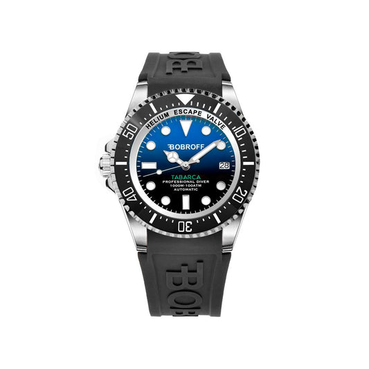 Orologio in silicone nero Bobroff