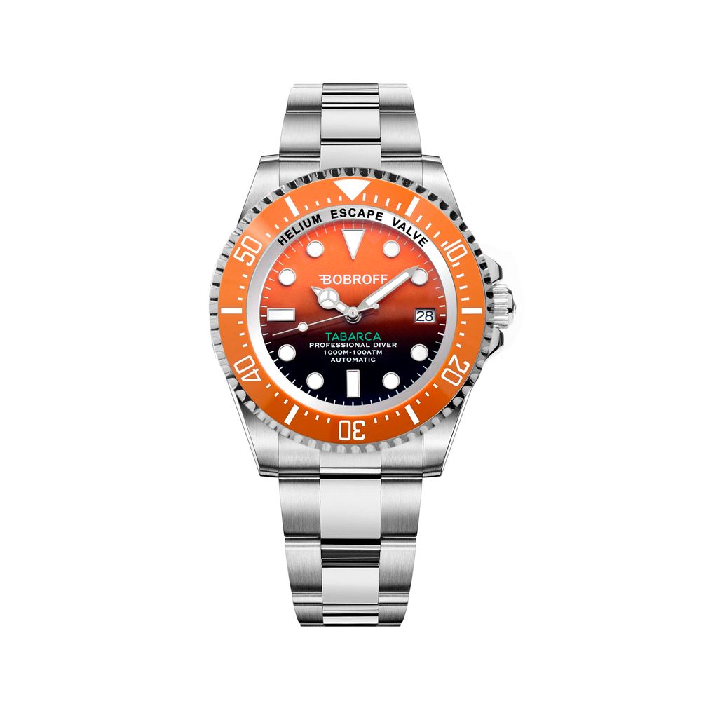 Orologio in Acciaio Inossidabile Bobroff Silver