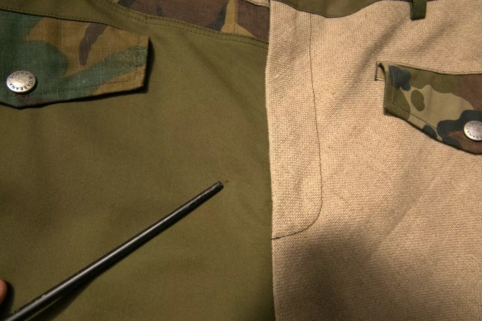 Dolce & Gabbana Mehrfarbige Patchwork-Flieger-Cargohose