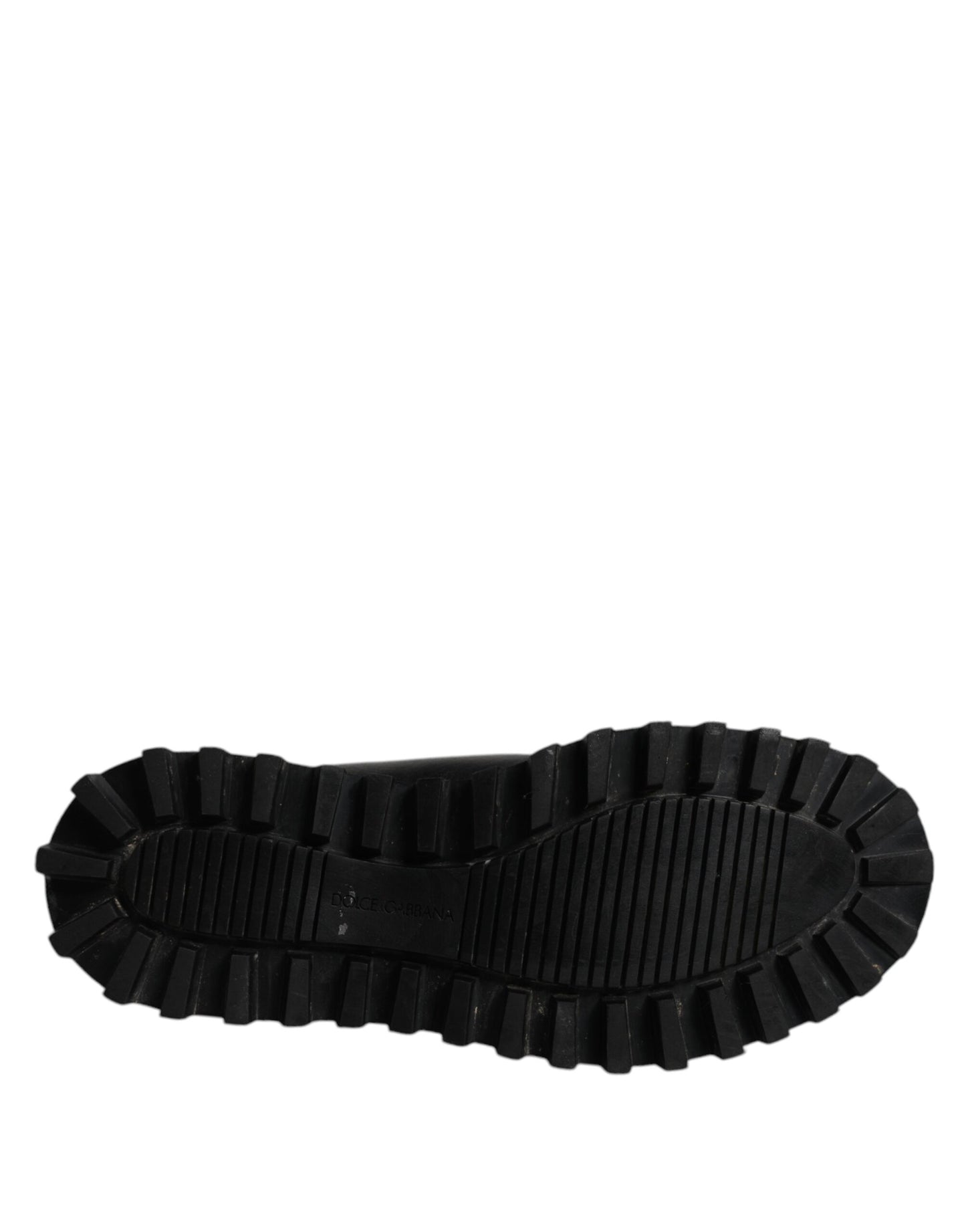 Dolce & Gabbana – Schwarze Stiefeletten mit DG-Logo und Pferdesocken, Schwarz