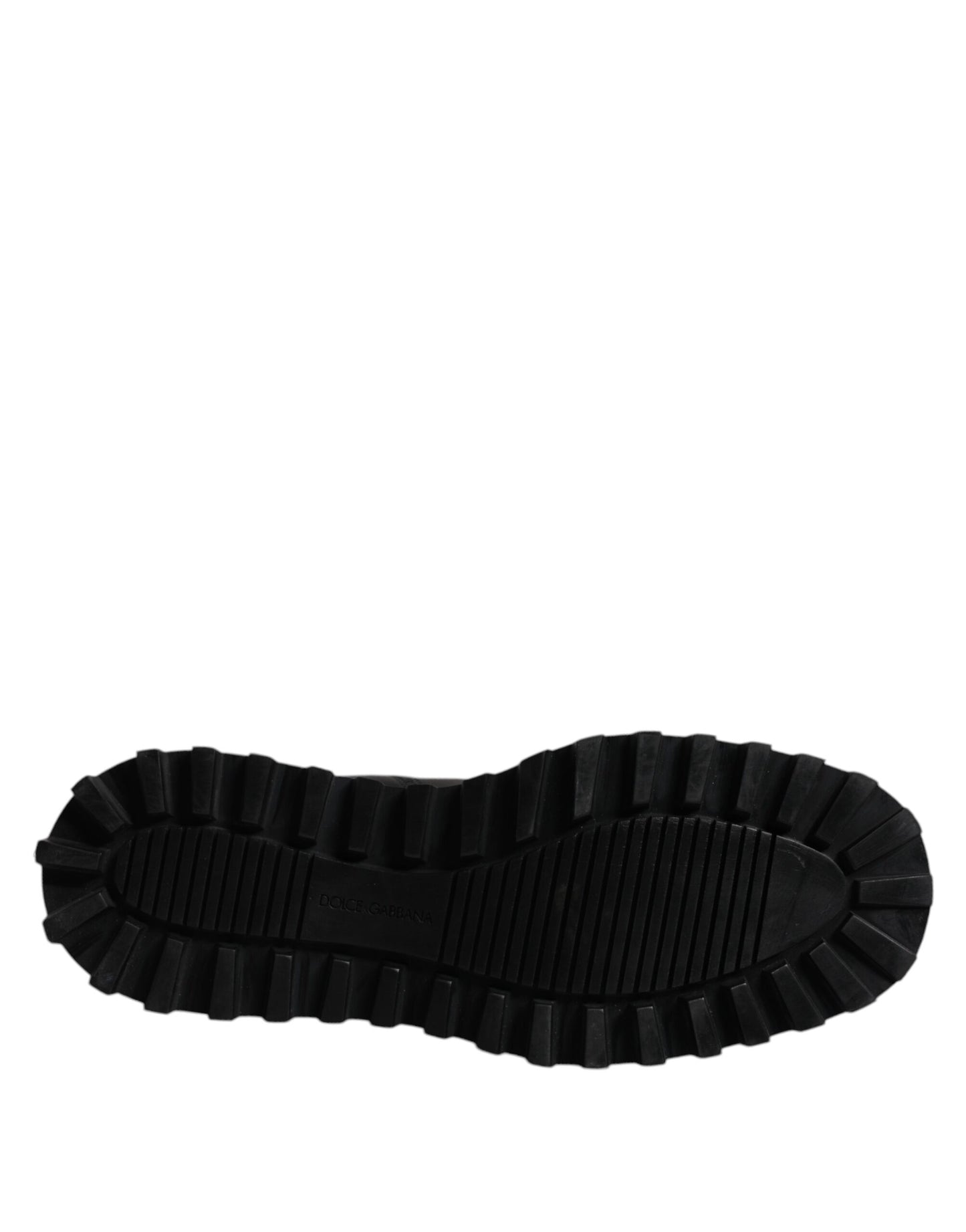 Dolce & Gabbana – Schwarze Chelsea-Stiefel aus Leder