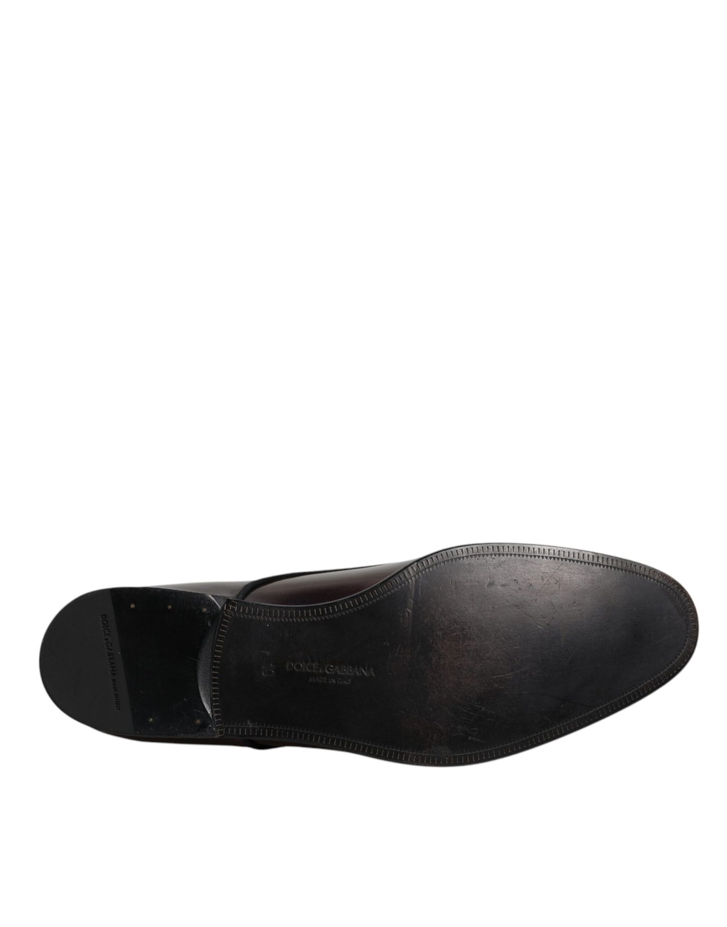 Dolce & Gabbana – Mehrfarbige Derby-Schuhe aus Pfauenlackleder für Herren