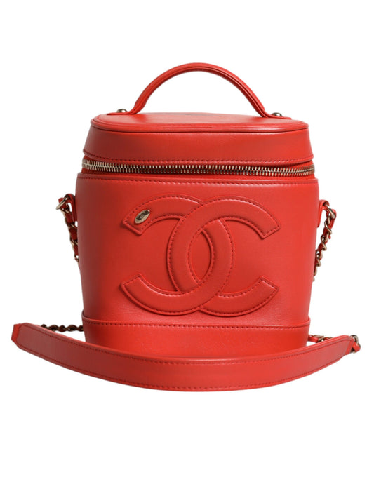 Sac à main épaule chaîne Vanity Coco Orange de Chanel