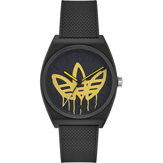 Adidas Schwarze Silikonuhr
