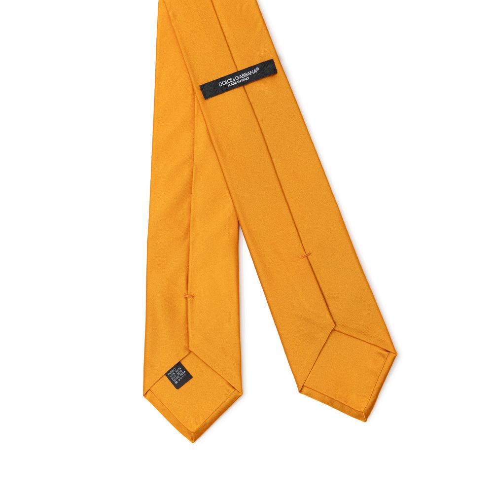 Dolce & Gabbana Orange Seidenkrawatten & Fliege