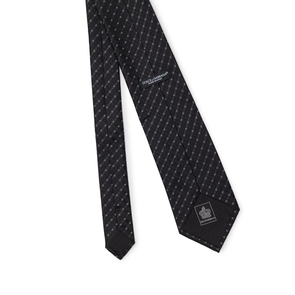 Dolce & Gabbana Schwarze Seidenkrawatten und Fliege