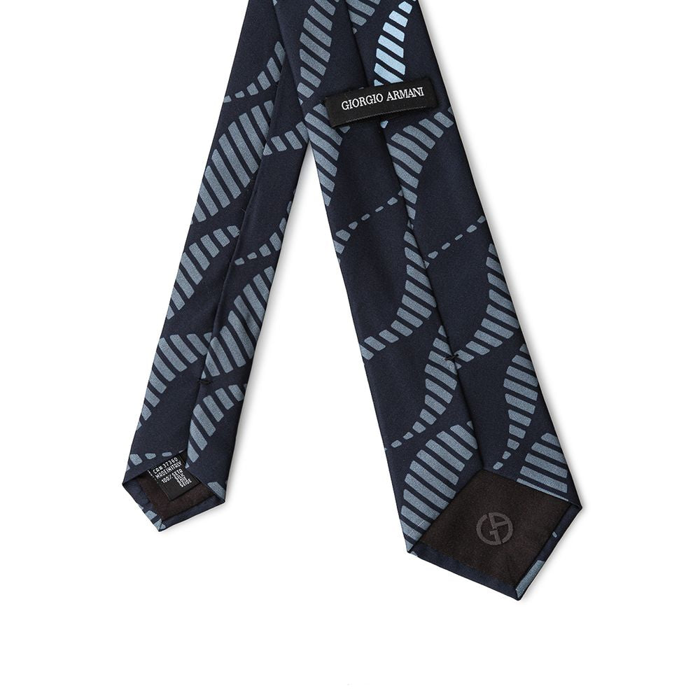 Blaue Krawatten und Fliegen aus Seide von Giorgio Armani