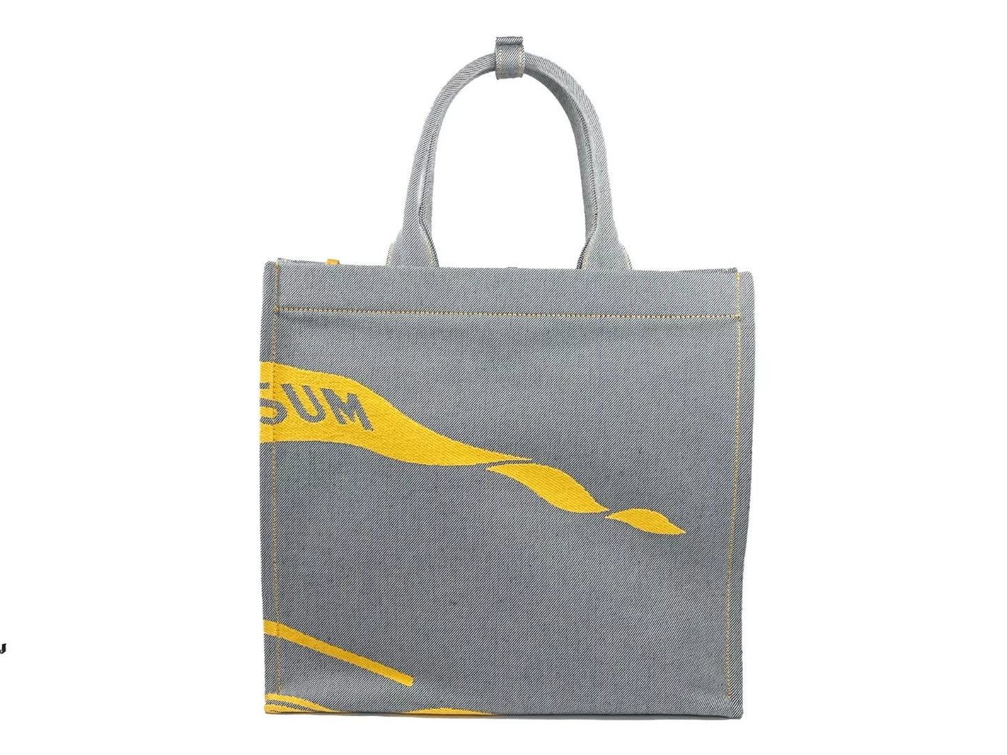 Sac fourre-tout en toile EKD Burberry avec pochette à pièces Tournesol Gris