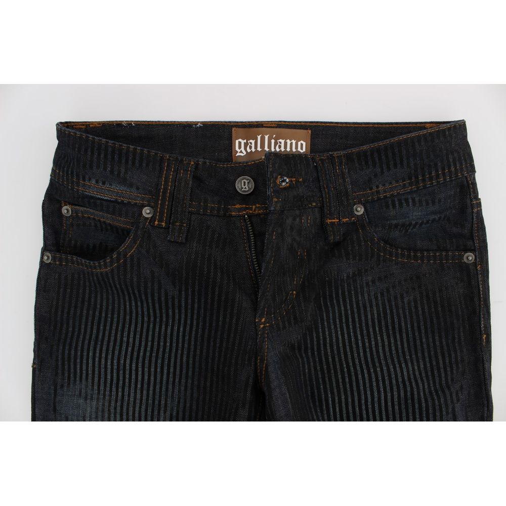 John Galliano – Jeans und Hose aus blauer Baumwolle