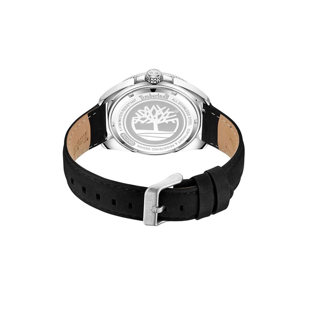 Timberland Black Leather Watch