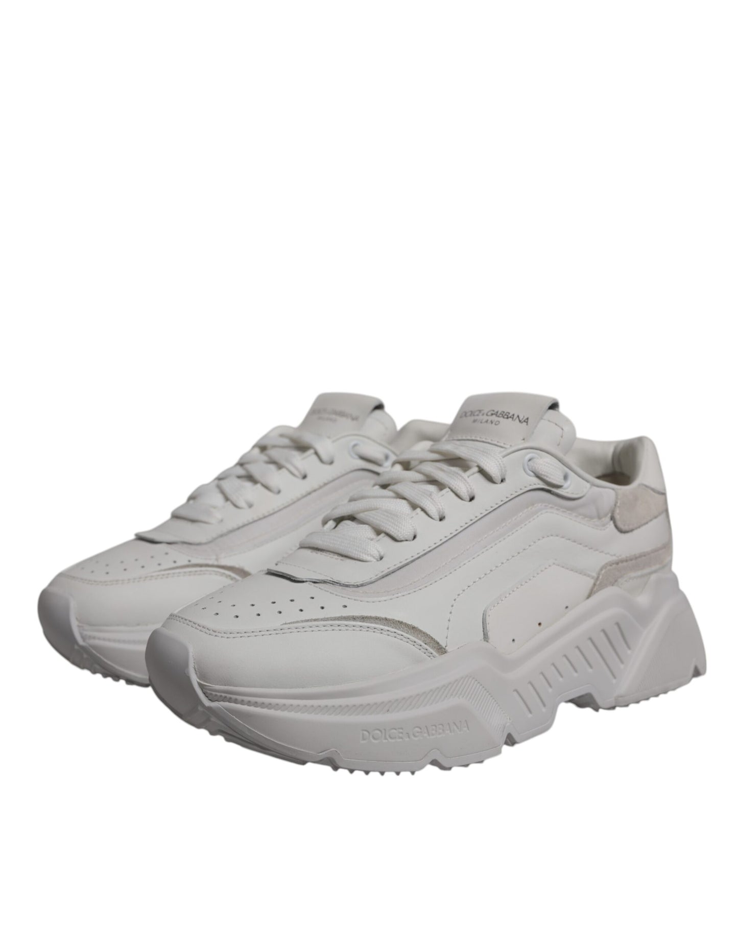Dolce & Gabbana – Weiße Daymaster Low Top Sneakers