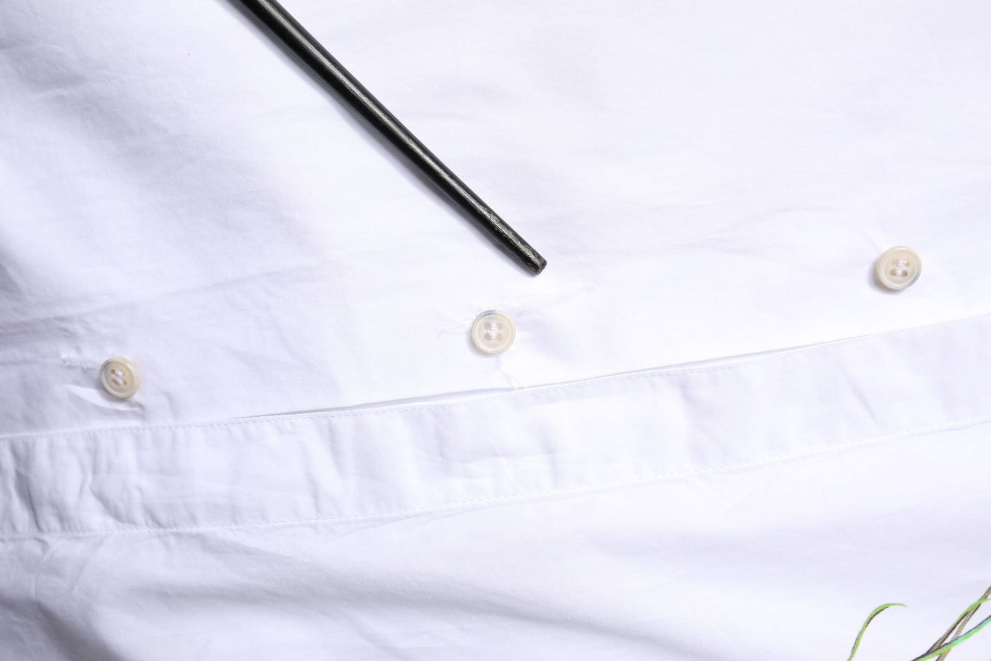 Dolce & Gabbana Weißes formelles Hemd aus Baumwolle mit Pfauenfedern in GOLD