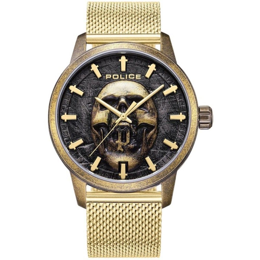 Police Gold Stainless Steel Stainless Steel Watch