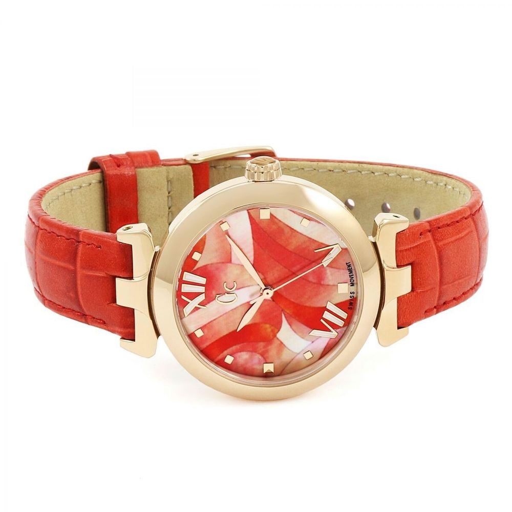 GC Orange Leather Watch
