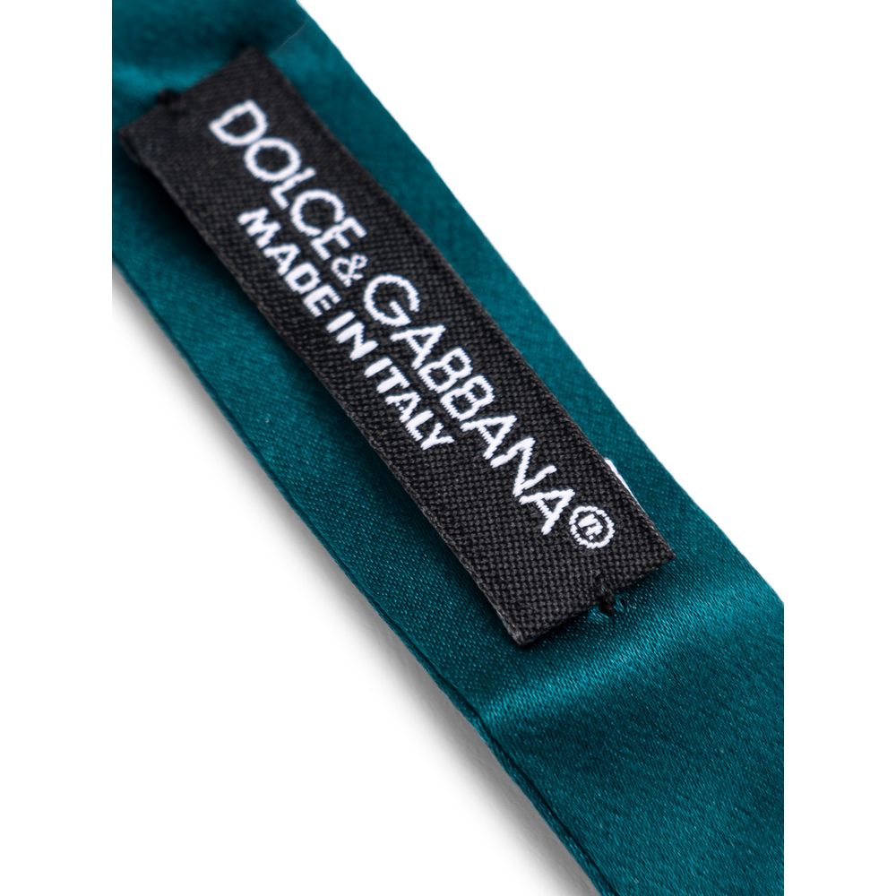 Dolce & Gabbana Grüne Seidenkrawatten und Fliegen