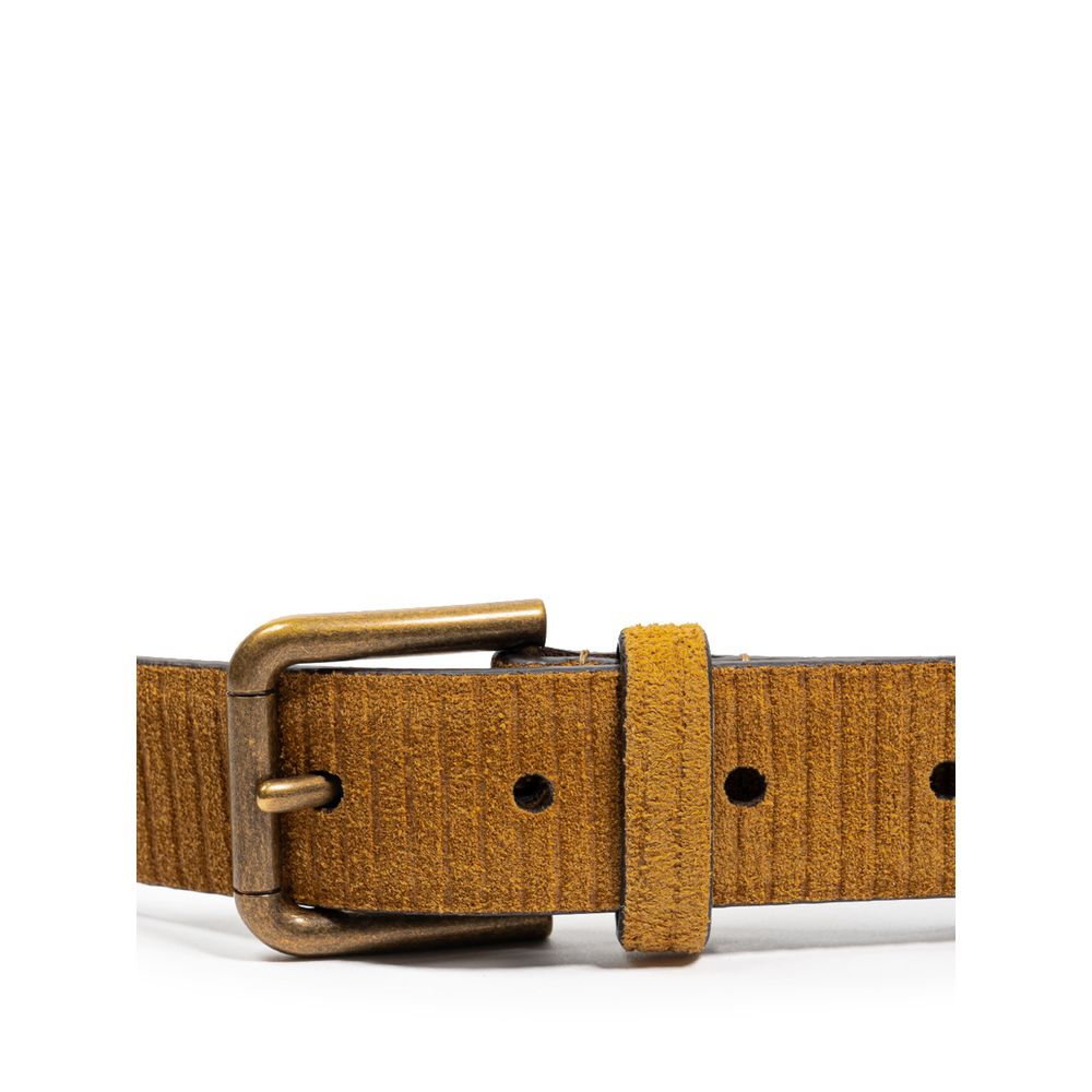 Brauner Ledergürtel von Dolce & Gabbana