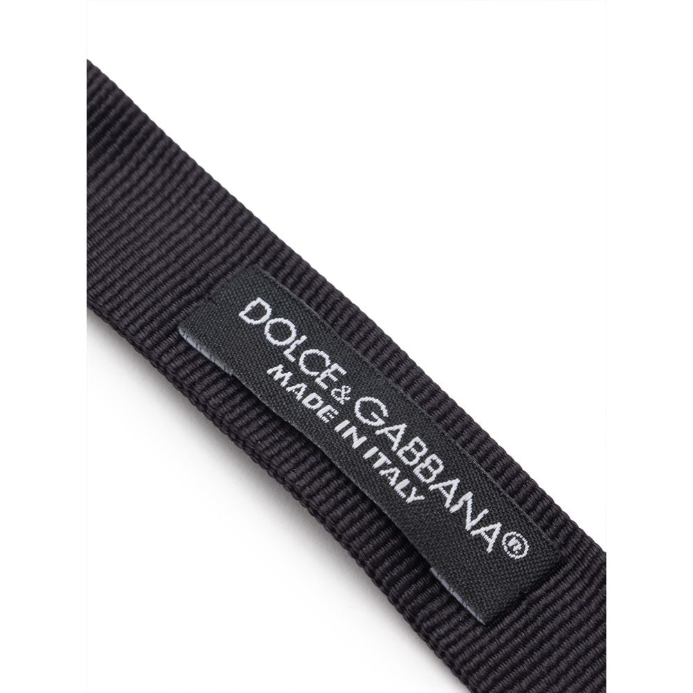 Dolce & Gabbana Schwarze Seidenkrawatten und Fliege
