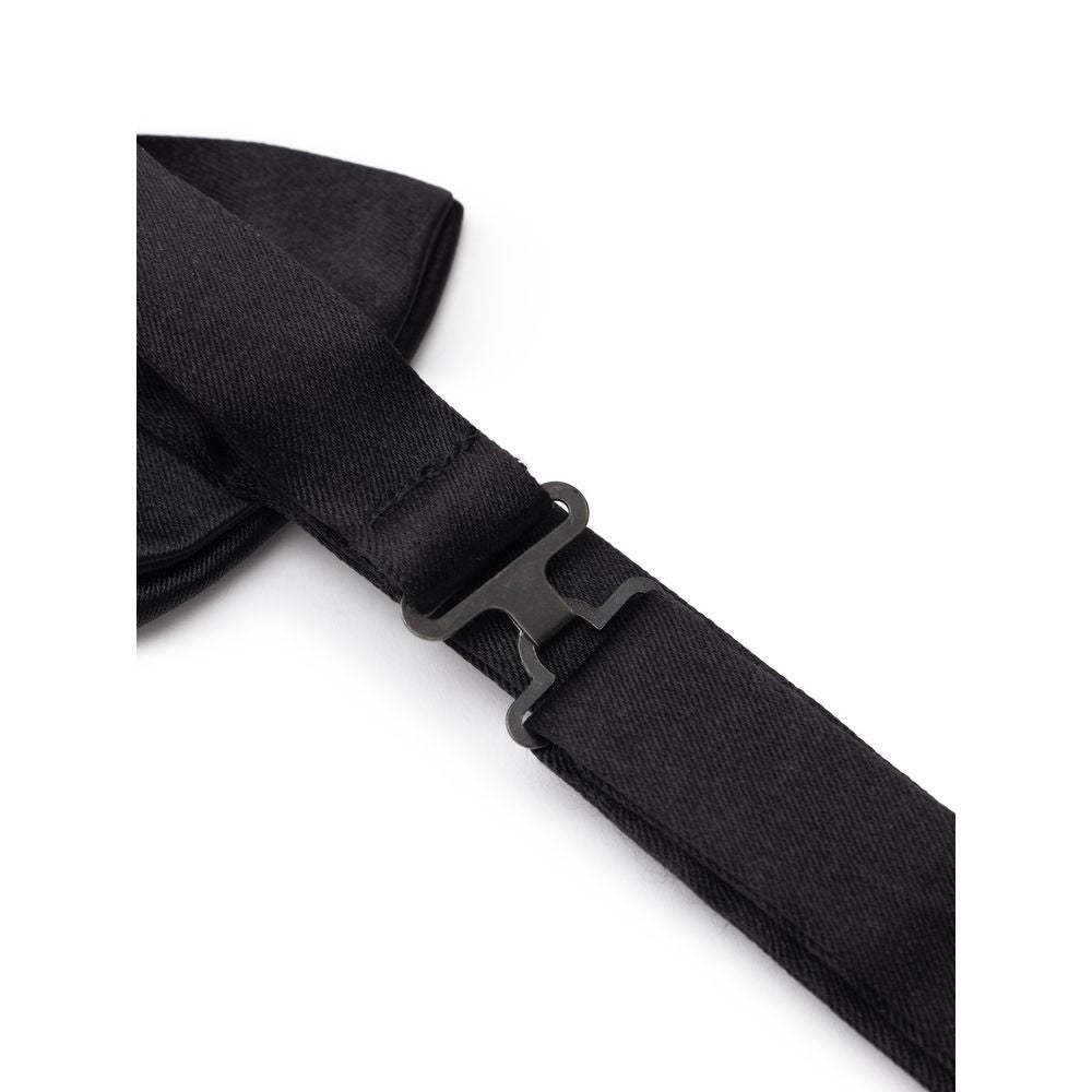 Dolce & Gabbana Schwarze Seidenkrawatten und Fliege