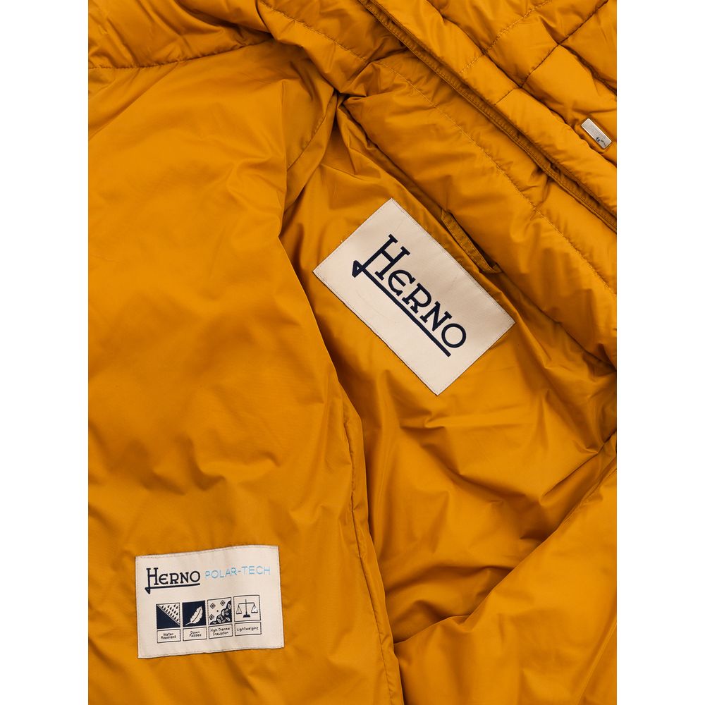 Herno Gelbe Polyamid Jacken & Mäntel
