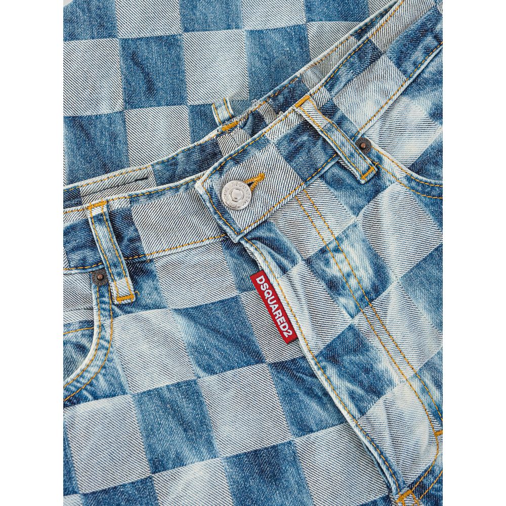 Dsquared² Jeans und Hose aus Baumwolle in Blau