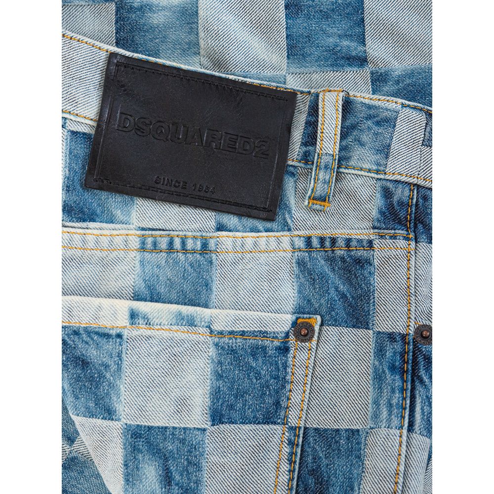 Dsquared² Jeans und Hose aus Baumwolle in Blau
