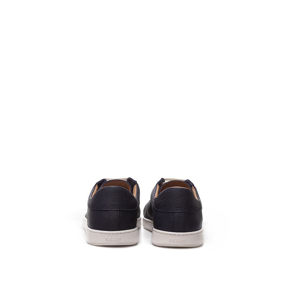 Bally Elegante blaue Leder-Sneaker für Herren
