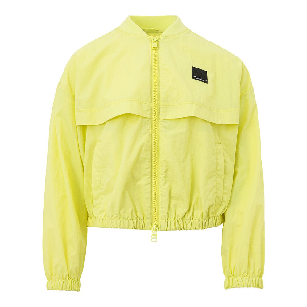Veste en polyamide jaune chic Armani Exchange pour femmes
