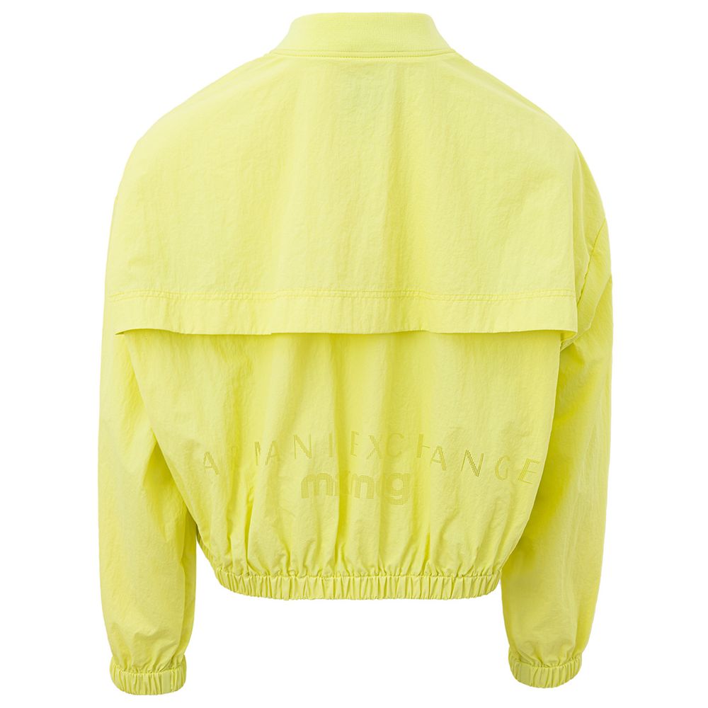 Veste en polyamide jaune chic Armani Exchange pour femmes