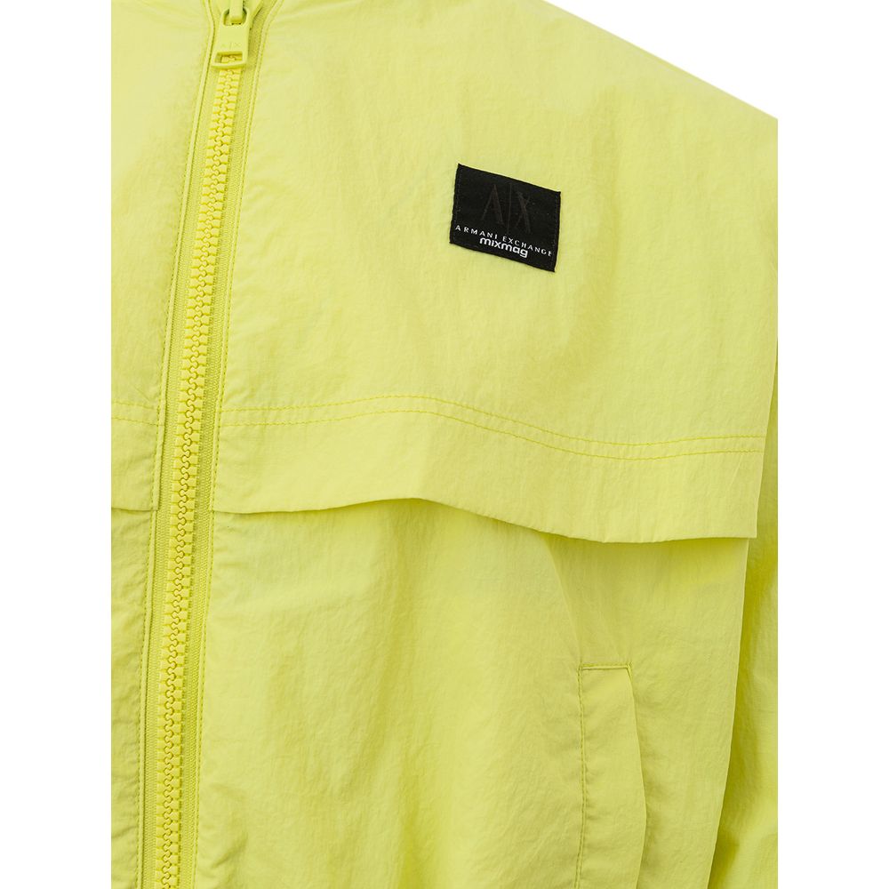 Veste en polyamide jaune chic Armani Exchange pour femmes