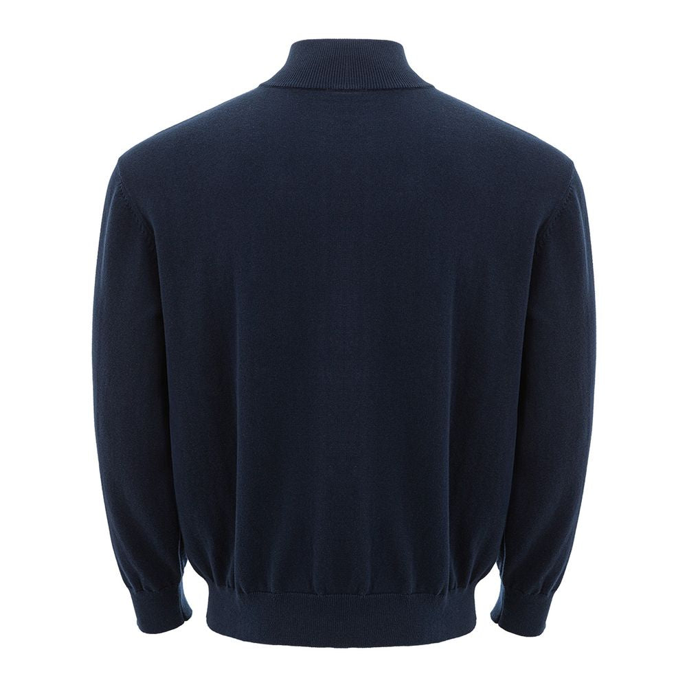 Maglione in cotone blu Armani Exchange