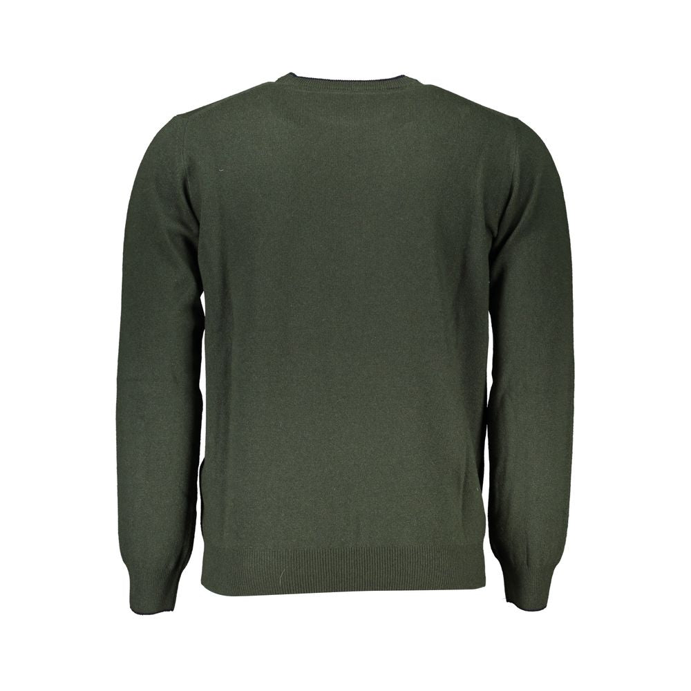 Harmont & Blaine Schicker grüner Designer-Pullover mit Rundhalsausschnitt