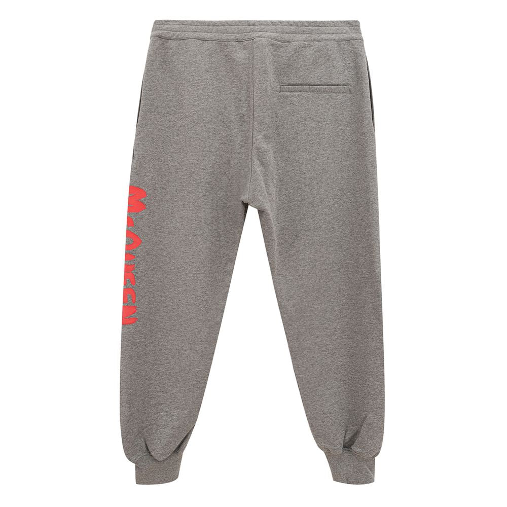 Alexander McQueen Schicke Hose aus grauer Baumwollmischung
