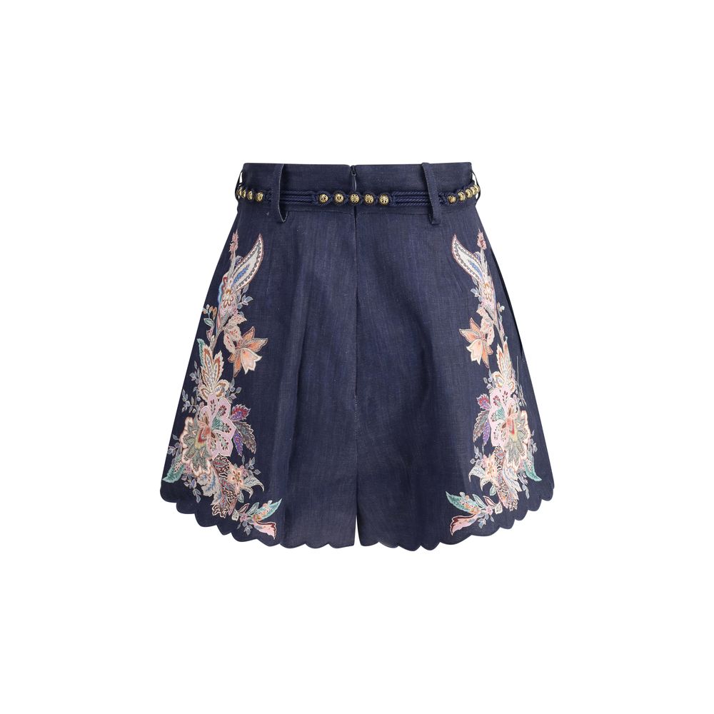 Zimmermann Rhiannon Tuck Shorts