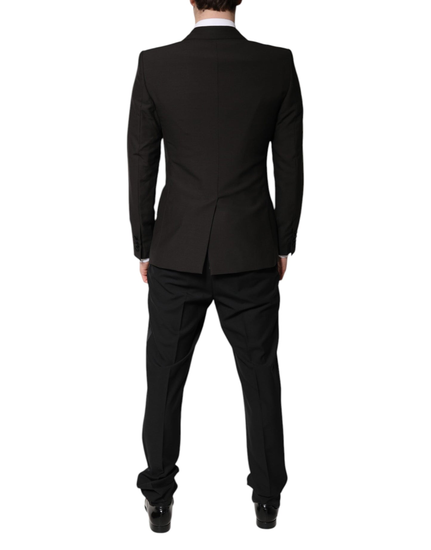 Dolce & Gabbana Black Single Breasted Formal 3 Piece Suit