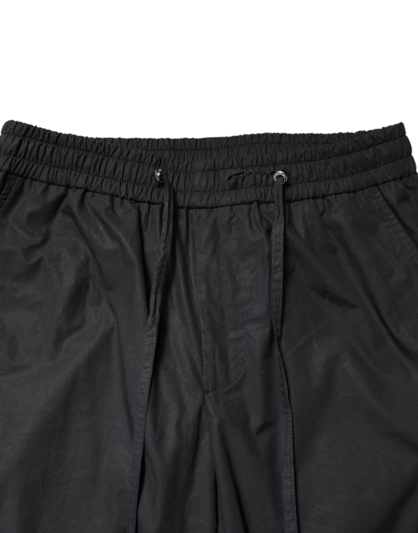 Dolce & Gabbana Black Cotton TAORMINA Formal 2 Piece Suit