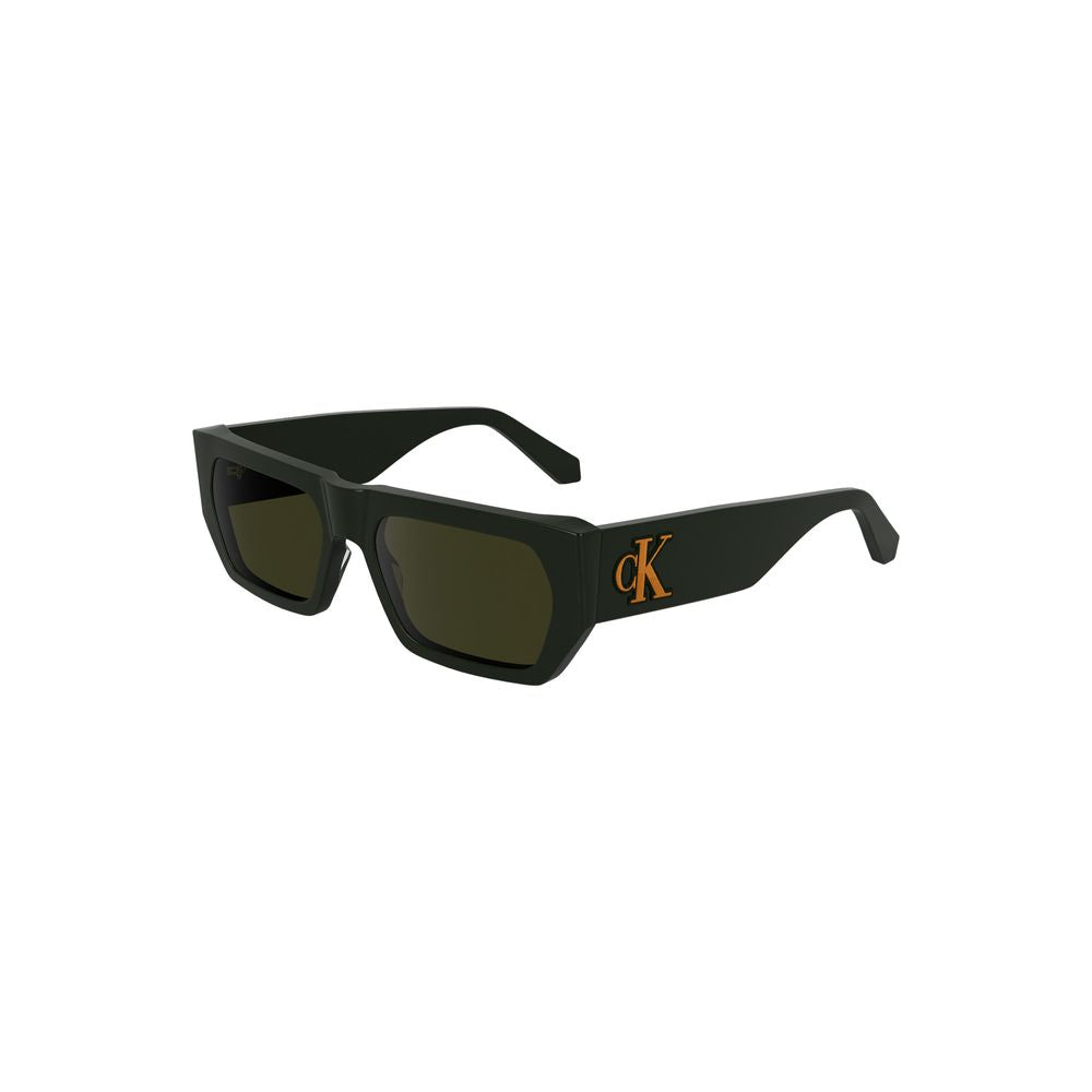 Calvin Klein Green Acetate Sunglasses