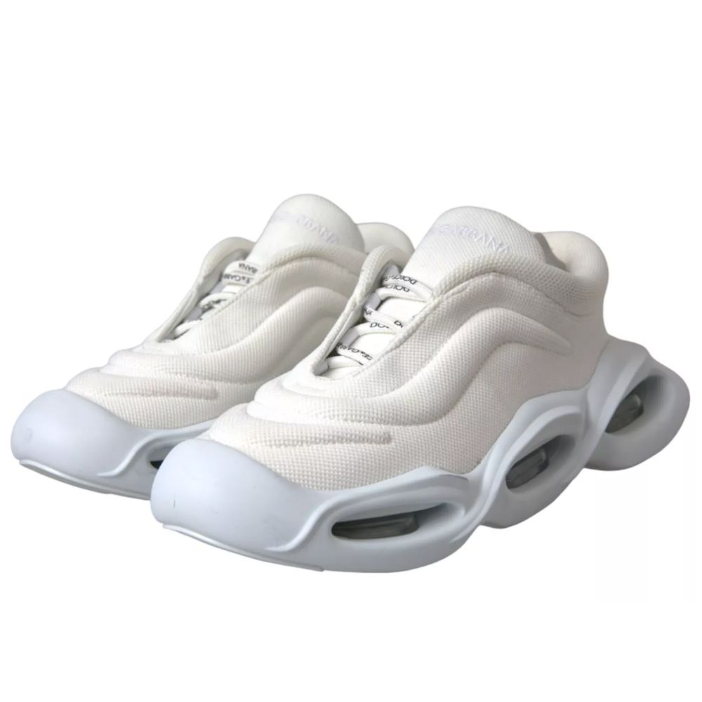 Dolce & Gabbana White Polyester Sneaker