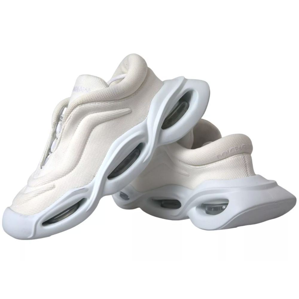 Dolce & Gabbana White Polyester Sneaker