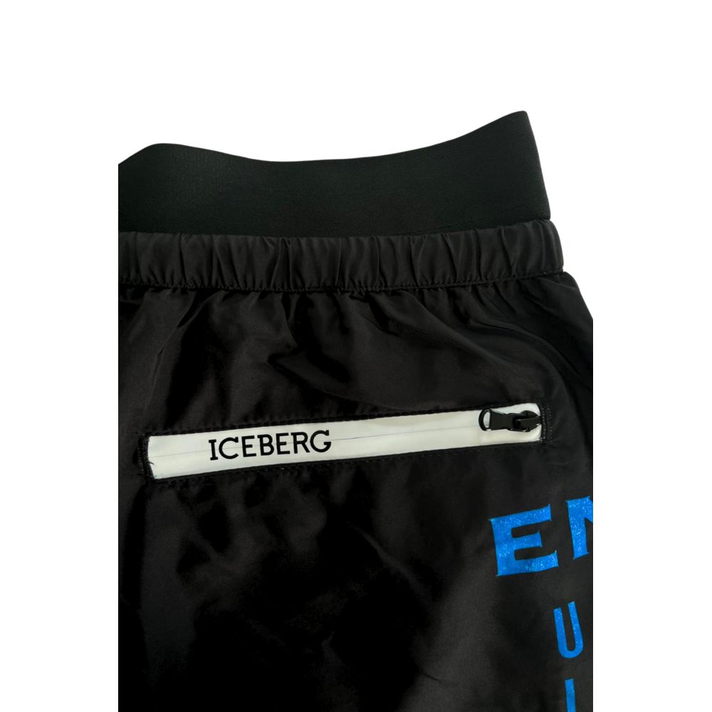 Iceberg Black Polyester Swimwear