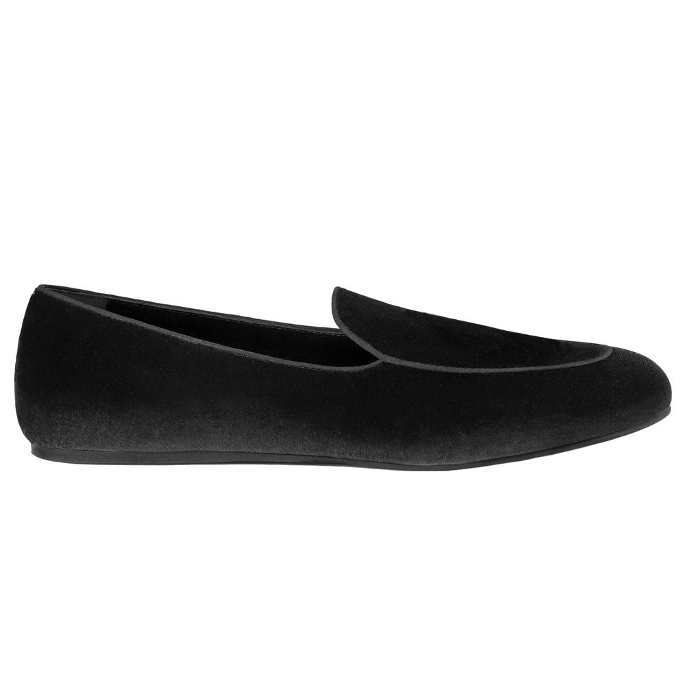 Charles Philip Black Velvet Loafer