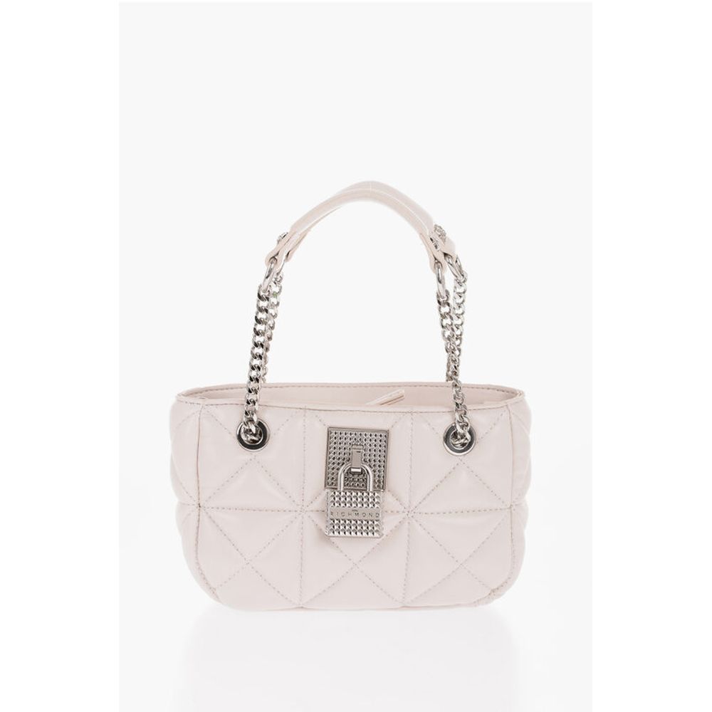 John Richmond Beige Polyethylene Shoulder Bag